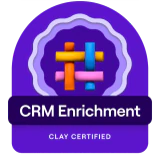 Clay CRM Enrichment certification